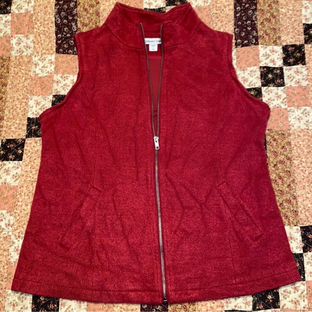 Coldwater Creek Full-zip Front Knit Vest
